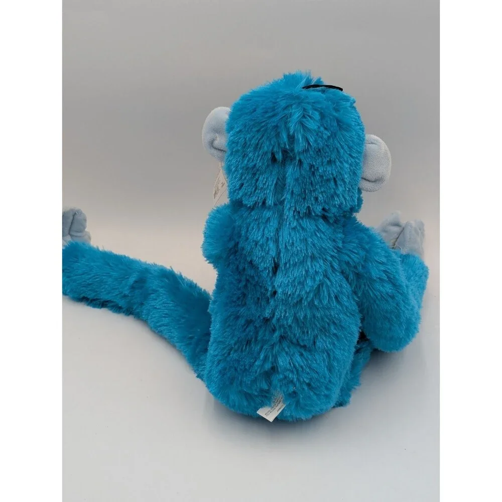 Top Pets Grippies Blue Monkey Plush 24” Large Stuffed Animal Toy Soft Furry Big